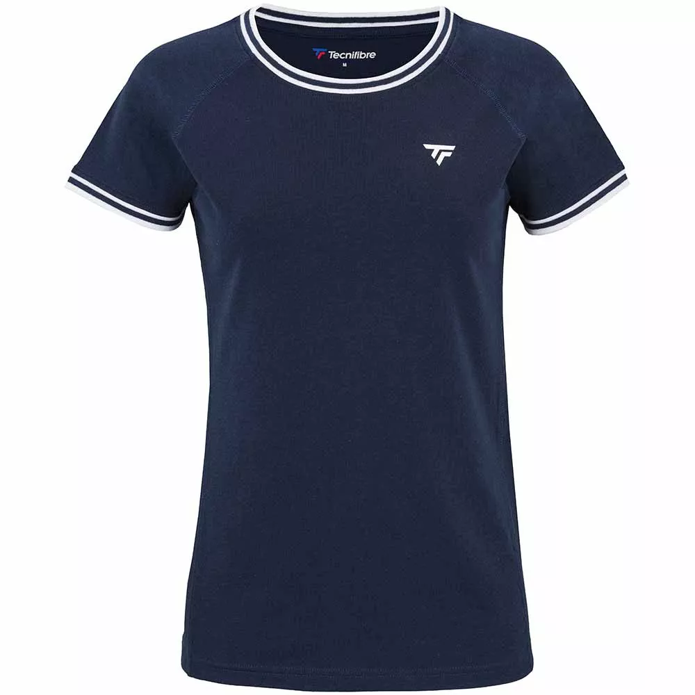 T-Shirt Tecnifibre Team Stretch Femme Bleu marine