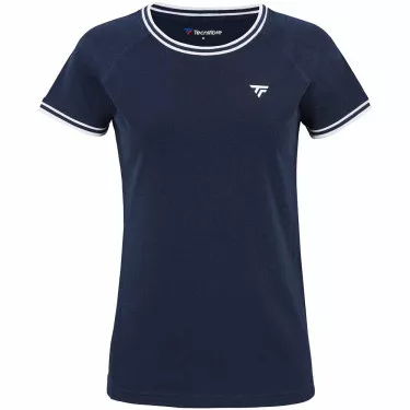 T-Shirt Tecnifibre Team Stretch Femme Bleu marine