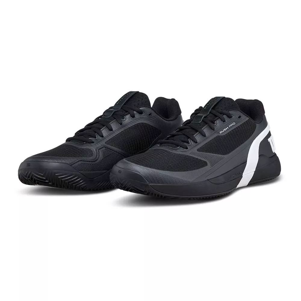 Chaussures Wilson Rush Pro 5 Terre battue Noir