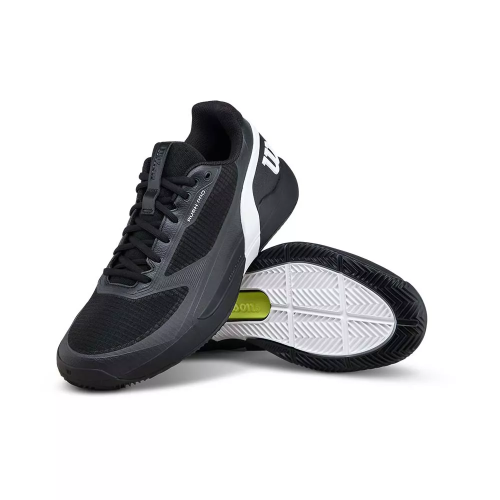 Chaussures Wilson Rush Pro 5 Terre battue Noir