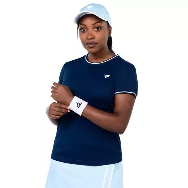 T-Shirt Tecnifibre Team Tech Femme Bleu marine
