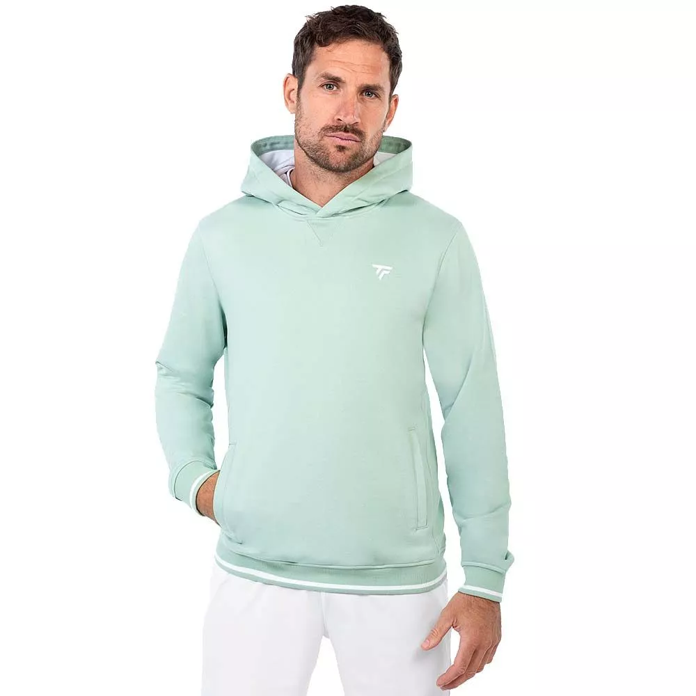 Sweat &agrave; capuche Tecnifibre Team Terry Hoodie Vert pastel