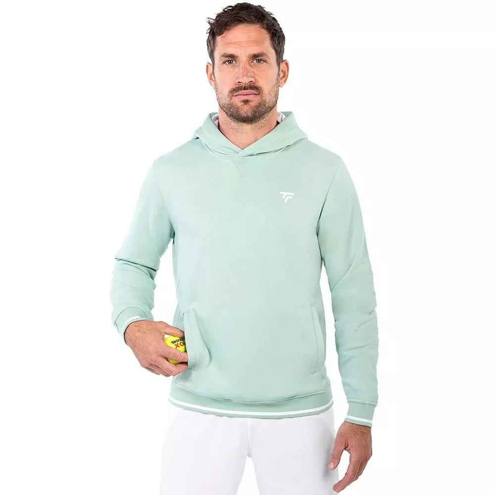 Sweat &agrave; capuche Tecnifibre Team Terry Hoodie Vert pastel