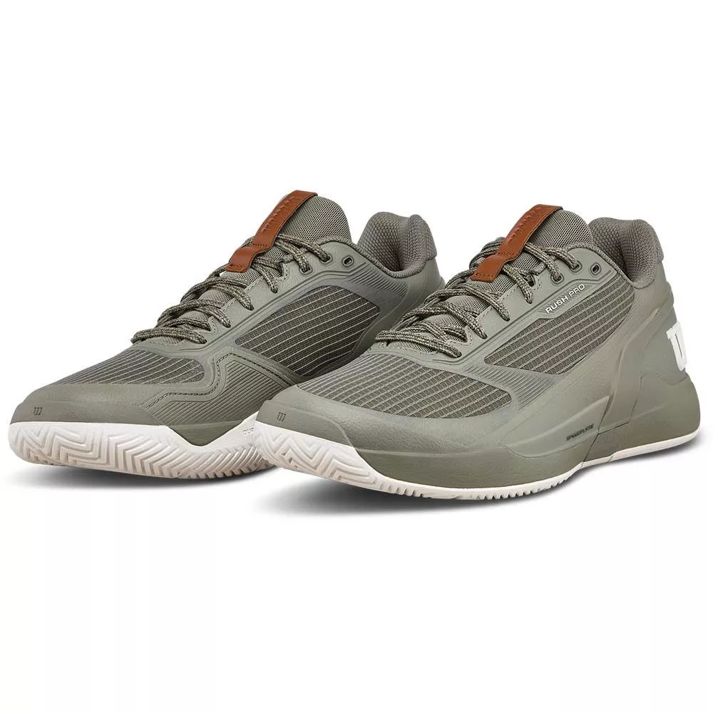Chaussures Wilson Rush Pro 5 Vert kaki