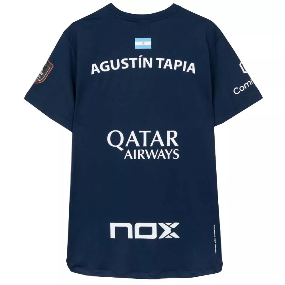 T-shirt Nox AT10 Agust&iacute;n Tapia 2026 Bleu marine