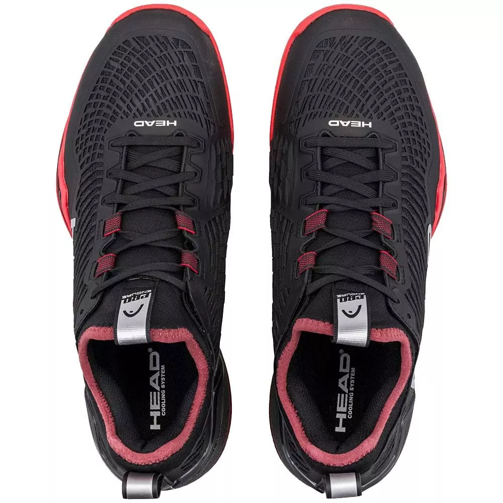 Chaussures Head Endure Pro Terre battue Noir / Rouge