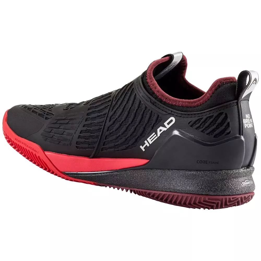 Chaussures Head Endure Pro BOA Terre battue Noir / Rouge