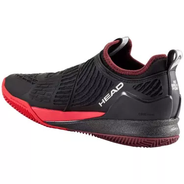Chaussures Head Endure Pro BOA Terre battue Noir / Rouge