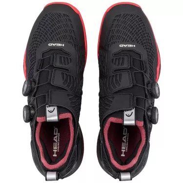 Chaussures Head Endure Pro BOA Terre battue Noir / Rouge