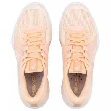Chaussures Head Sprint Pro 4.0 Femme P&ecirc;che / Blanc