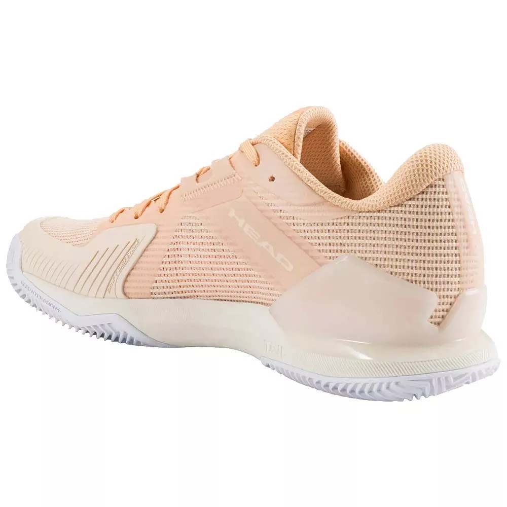 Chaussures Head Sprint Pro 4.0 Femme  Terre battue P&ecirc;che / Blanc