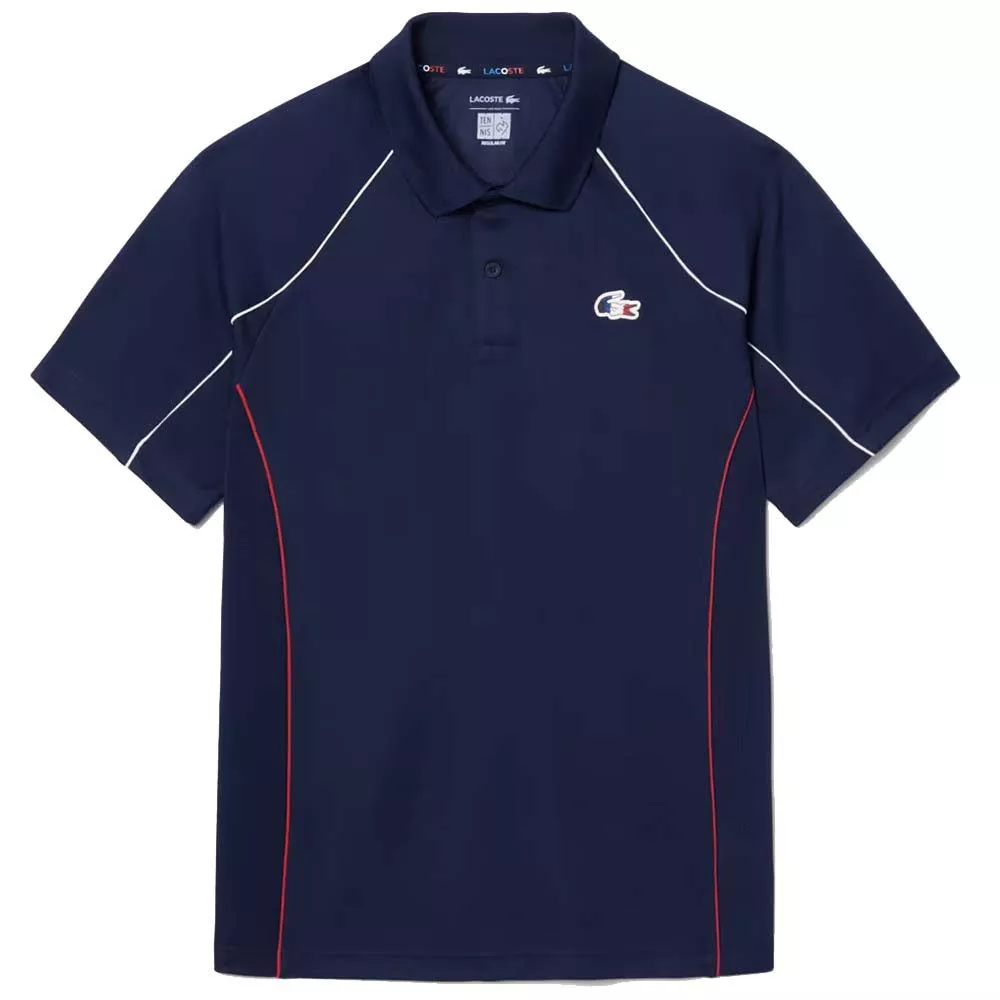 Polo Lacoste &Eacute;quipe de France de Tennis Bleu marine