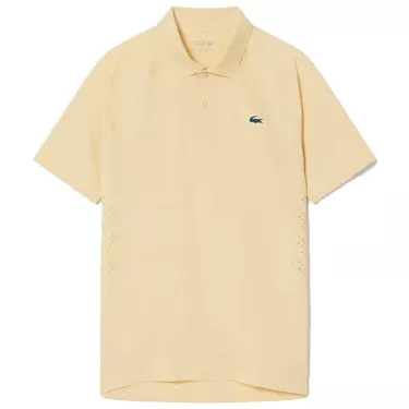 Polo Lacoste Tennis Novak Djokovic On Court Jaune