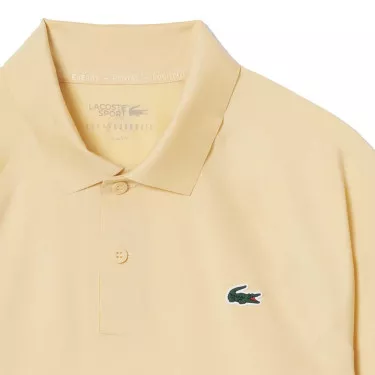 Polo Lacoste Tennis Novak Djokovic On Court Jaune
