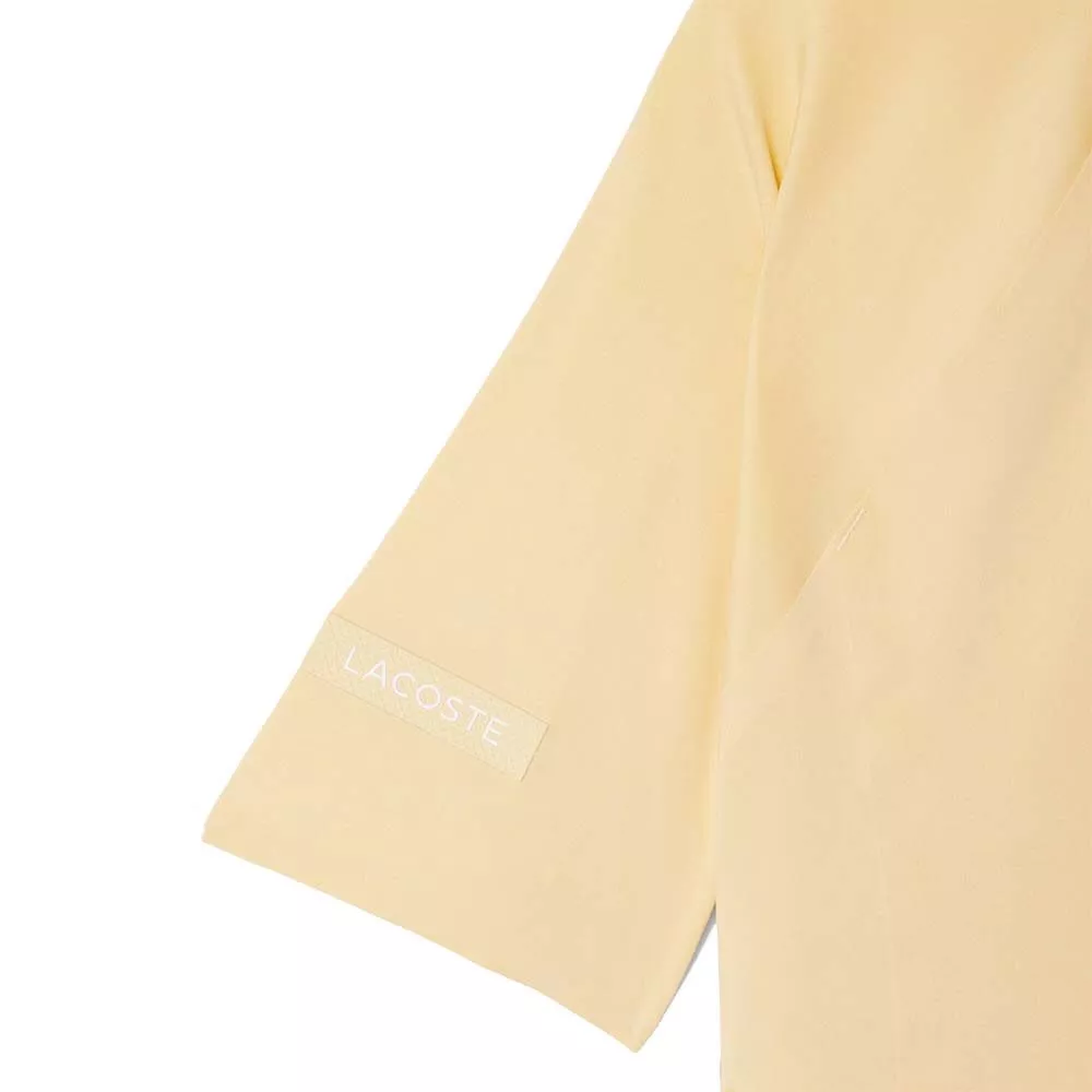 Polo Lacoste Tennis Novak Djokovic On Court Jaune