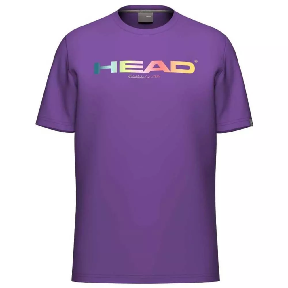 T-Shirt Head Rainbow Violet