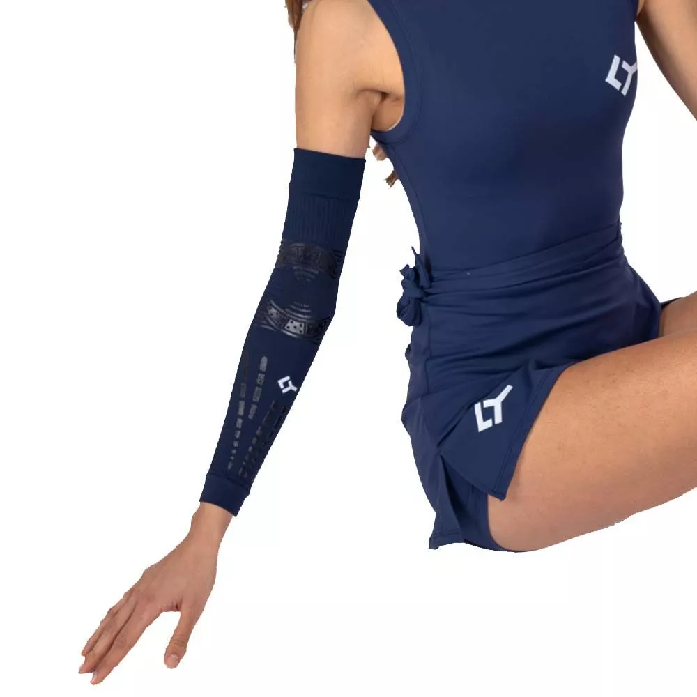 Manchon de compression Floky NO-STRAIN Evolution Bleu marine