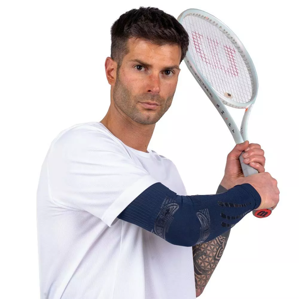 Manchon de compression Floky NO-STRAIN Evolution Bleu marine