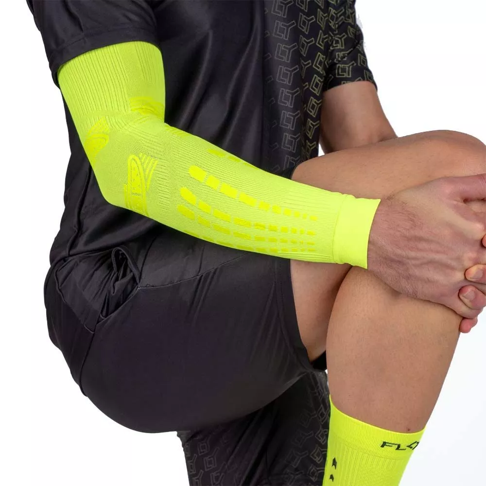 Manchon de compression Floky NO-STRAIN Evolution Jaune
