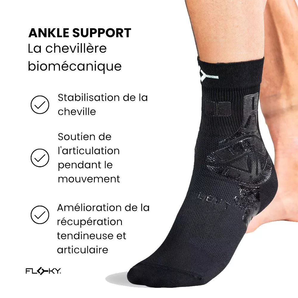 Chevill&egrave;re Floky Ankle Support Droit Noir