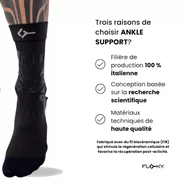 Chevill&egrave;re Floky Ankle Support Gauche Noir