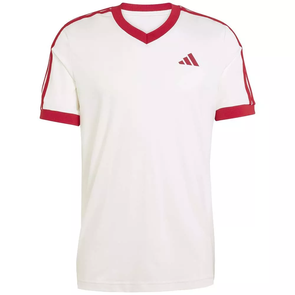 T-Shirt Adidas Tennis Classics Blanc / Rouge