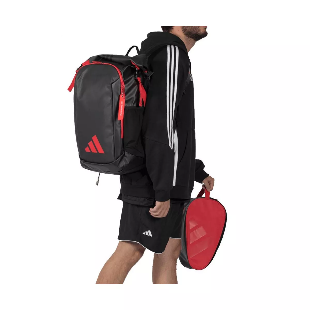 Sac &agrave; dos Adidas Multigame 2026 Noir / Rouge Ale Gal&aacute;n