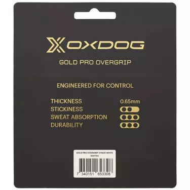 Surgrips Oxdog Gold Pro Blanc x 3