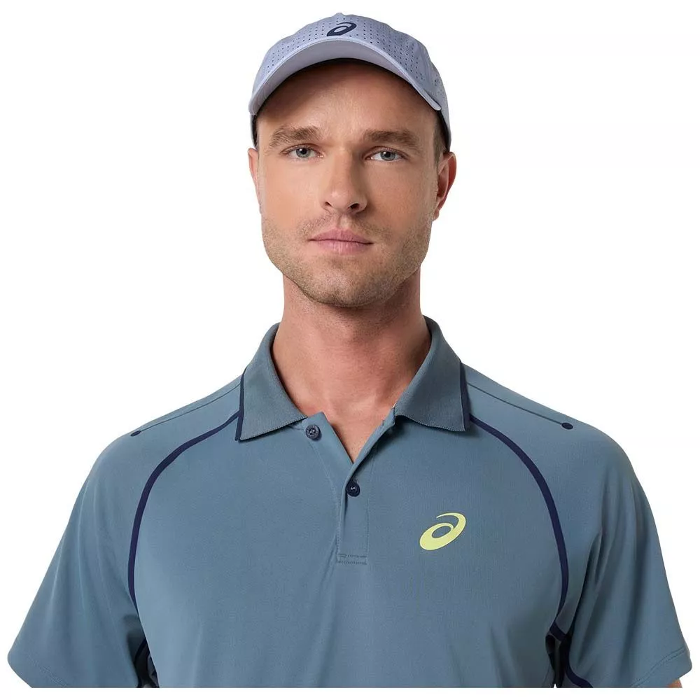 Polo Asics Match SS Gris