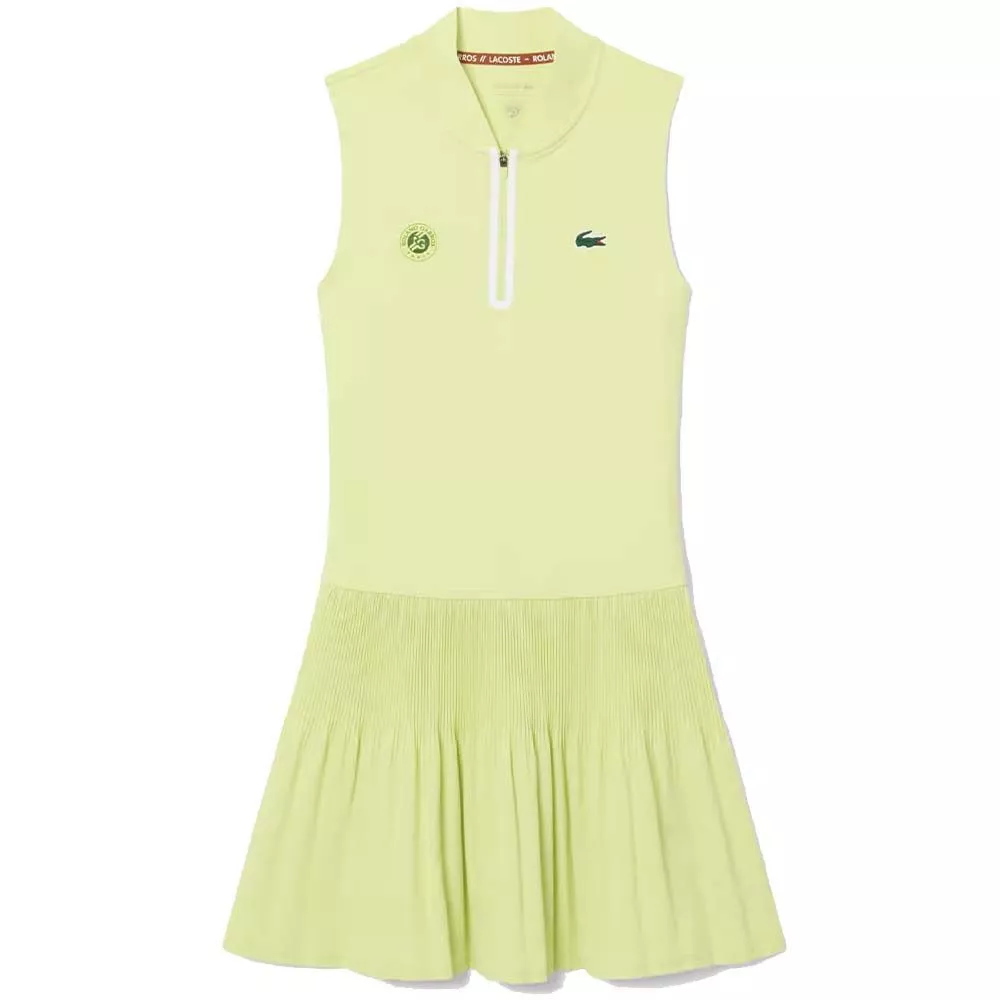 Robe Lacoste Tennis Roland Garros Vert