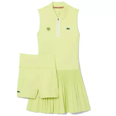 Robe Lacoste Tennis Roland Garros Vert