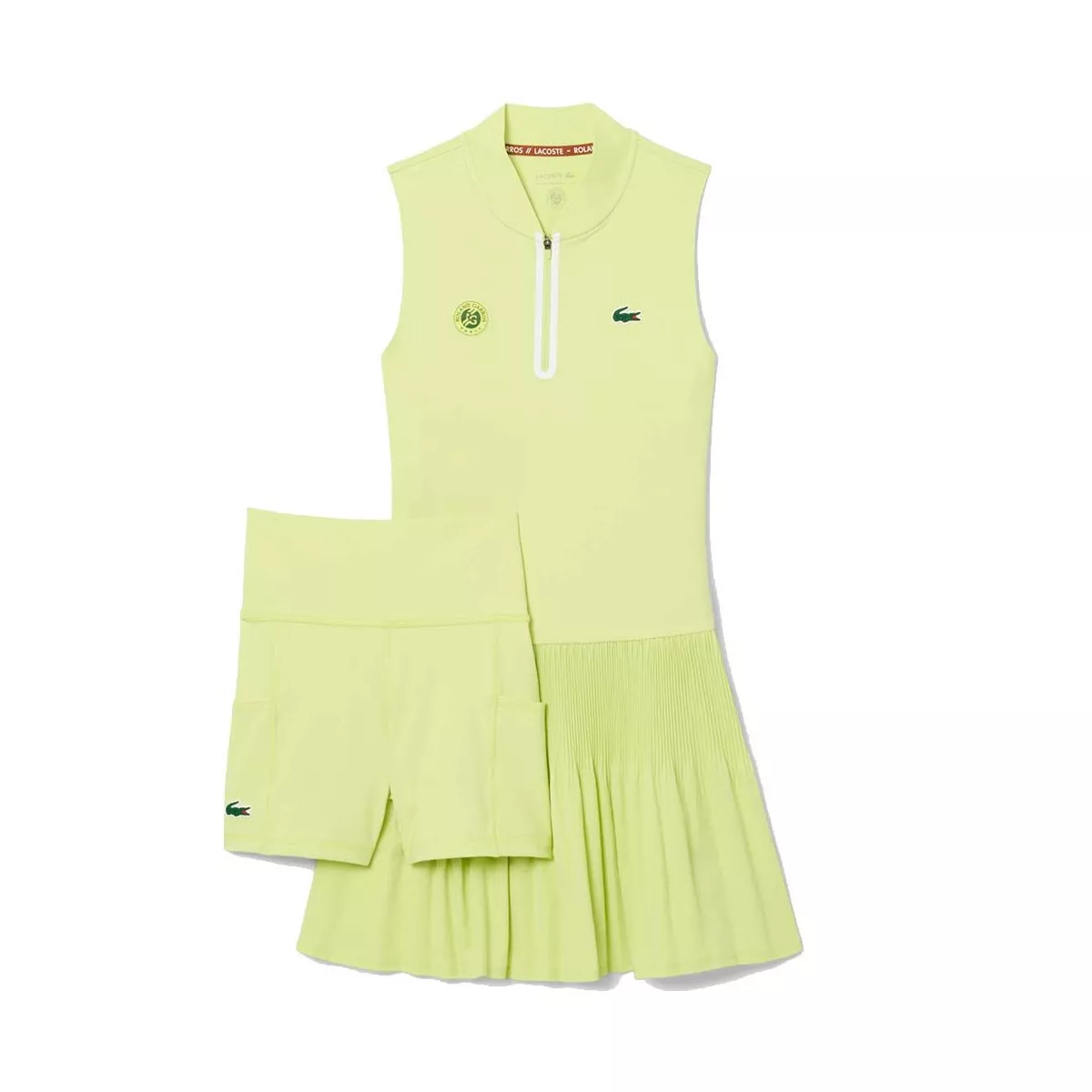 Robe Lacoste Tennis Roland Garros Vert