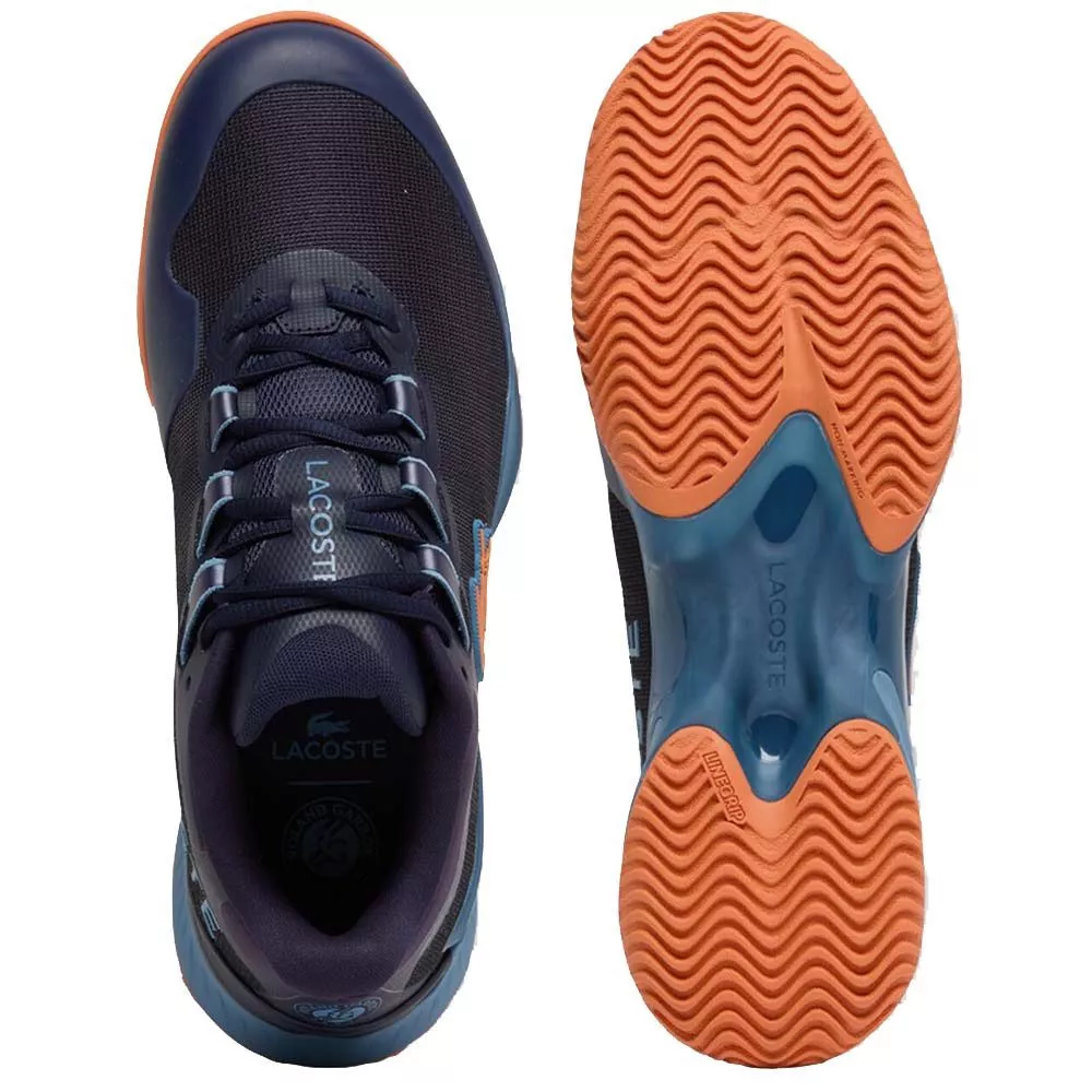 Chaussures Lacoste AG-LT Ultra Roland Garros terre battue Bleu marine