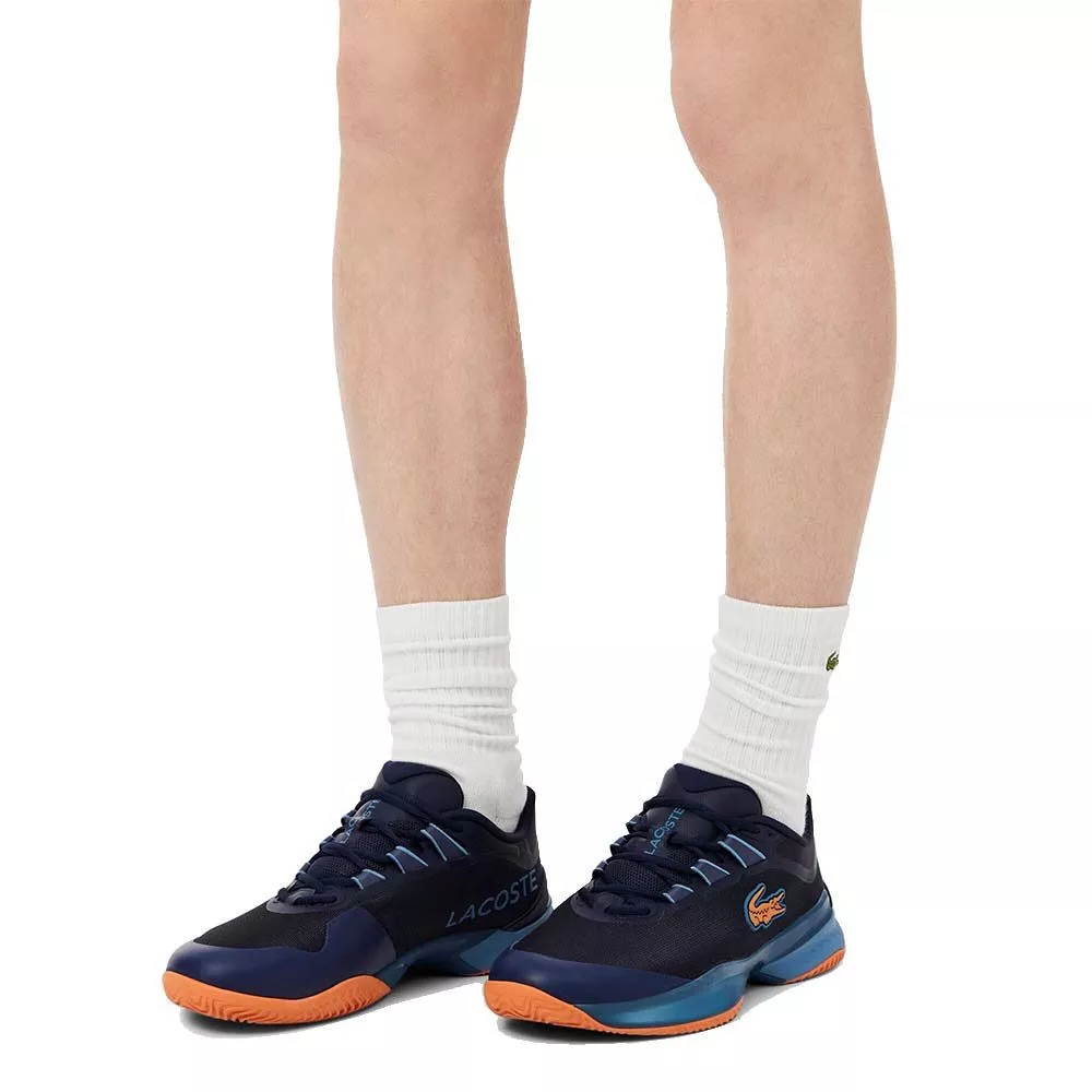 Chaussures Lacoste AG-LT Ultra Roland Garros terre battue Bleu marine