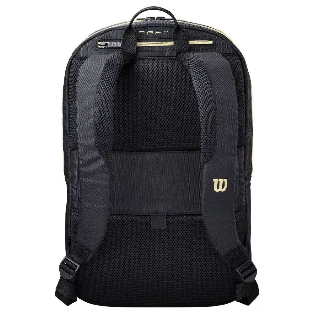 Sac &agrave; dos Wilson Defy V1 Padel Noir / Or