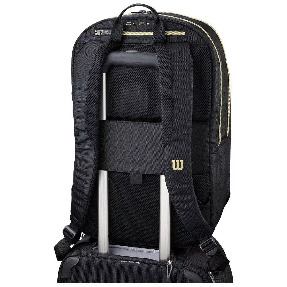 Sac &agrave; dos Wilson Defy V1 Padel Noir / Or
