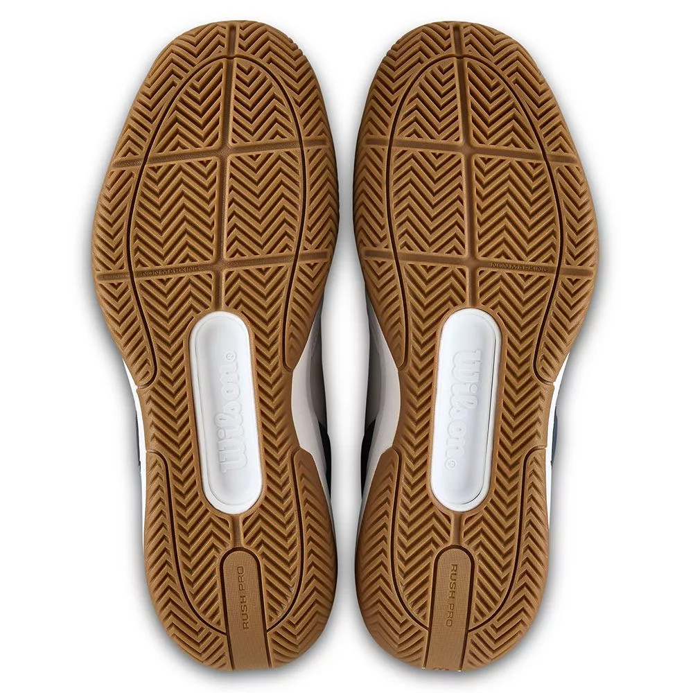 Chaussures Wilson Rush Pro 5 Blanc / Bleu marine