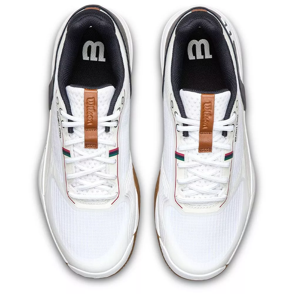 Chaussures Wilson Rush Pro 5 Blanc / Bleu marine