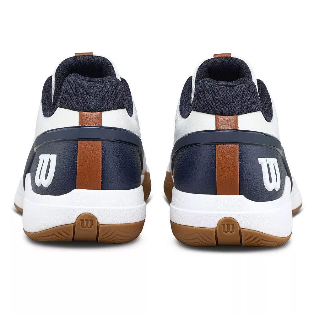Chaussures Wilson Rush Pro 5 Blanc / Bleu marine