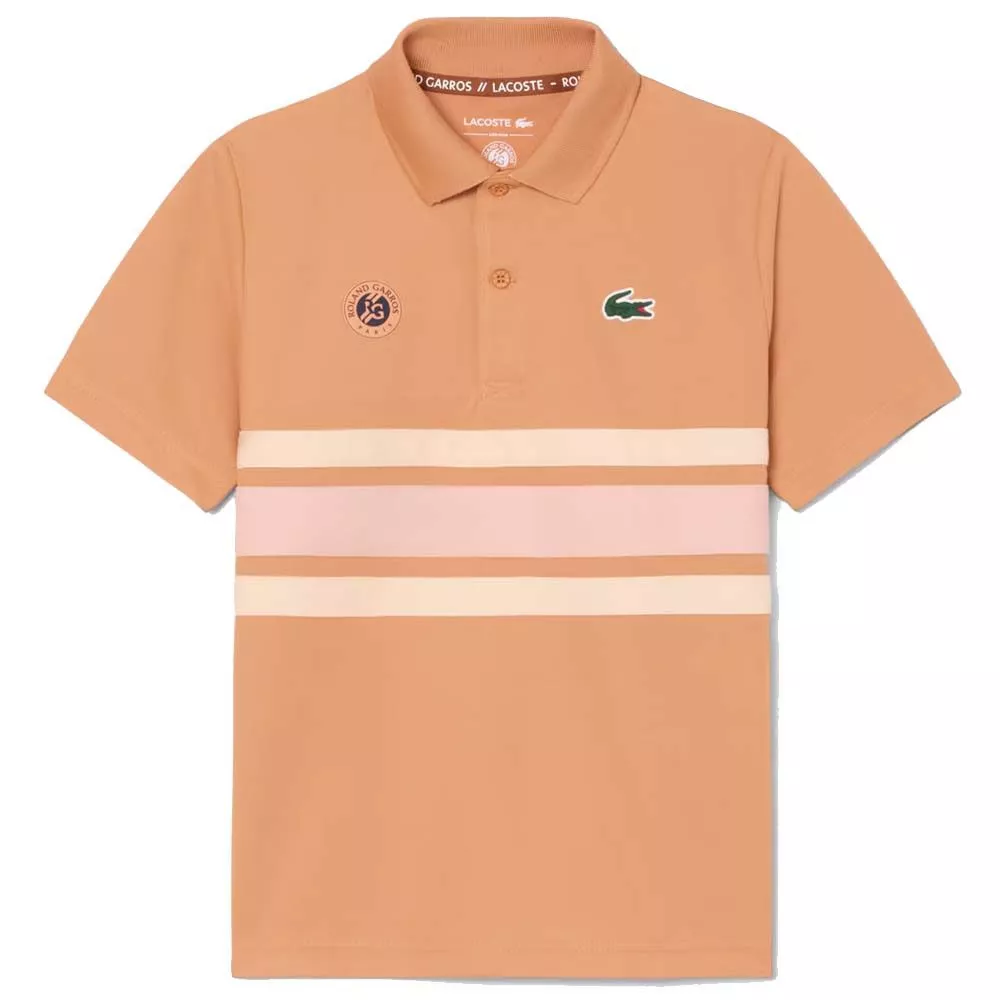 Polo Lacoste Roland Garros Ramasseur de balles Junior Orange