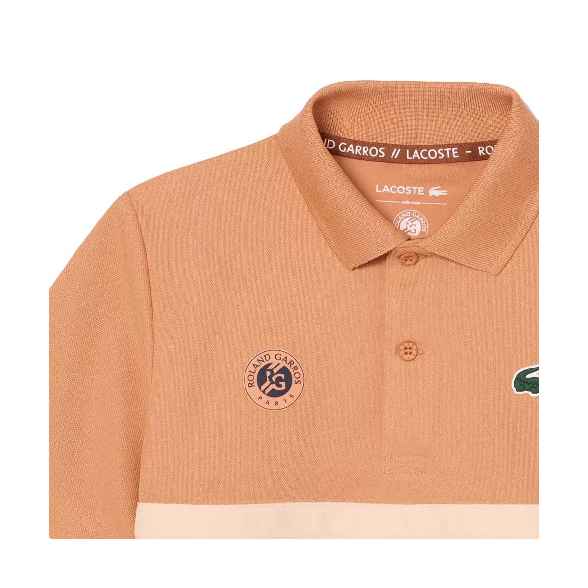 Polo Lacoste Roland Garros Ramasseur de balles Junior Orange