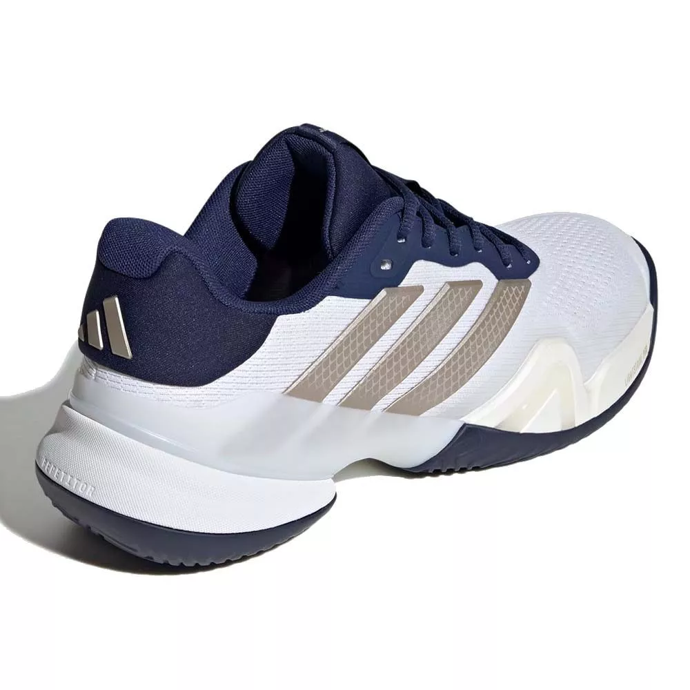 Chaussures Adidas Barricade 14 Blanc / Bleu marine