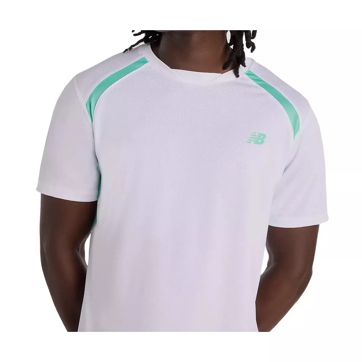 T-Shirt New Balance Tournament Novelty Blanc