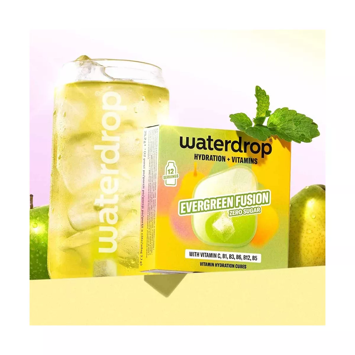 Microdrink Waterdrop Fusion Pom'Poire x12