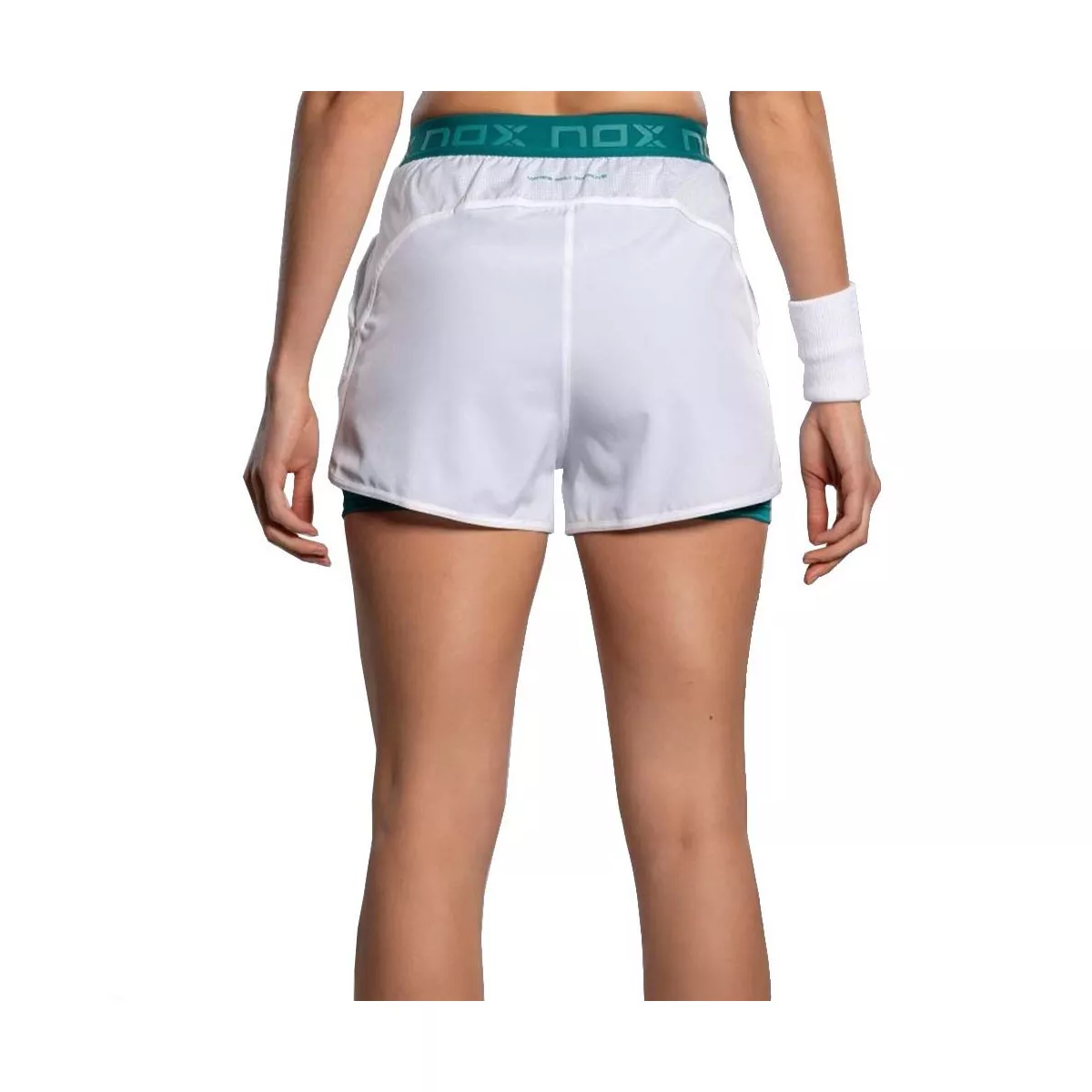 Short Nox Pro Femme Blanc / Vert