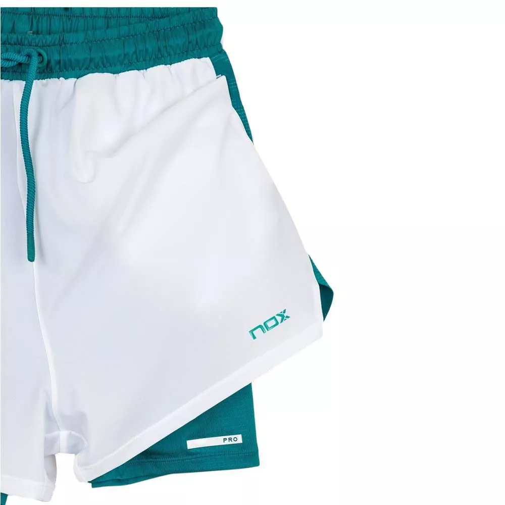 Short Nox Pro Blanc / Vert