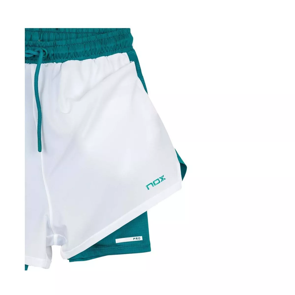 Short Nox Pro Blanc / Vert