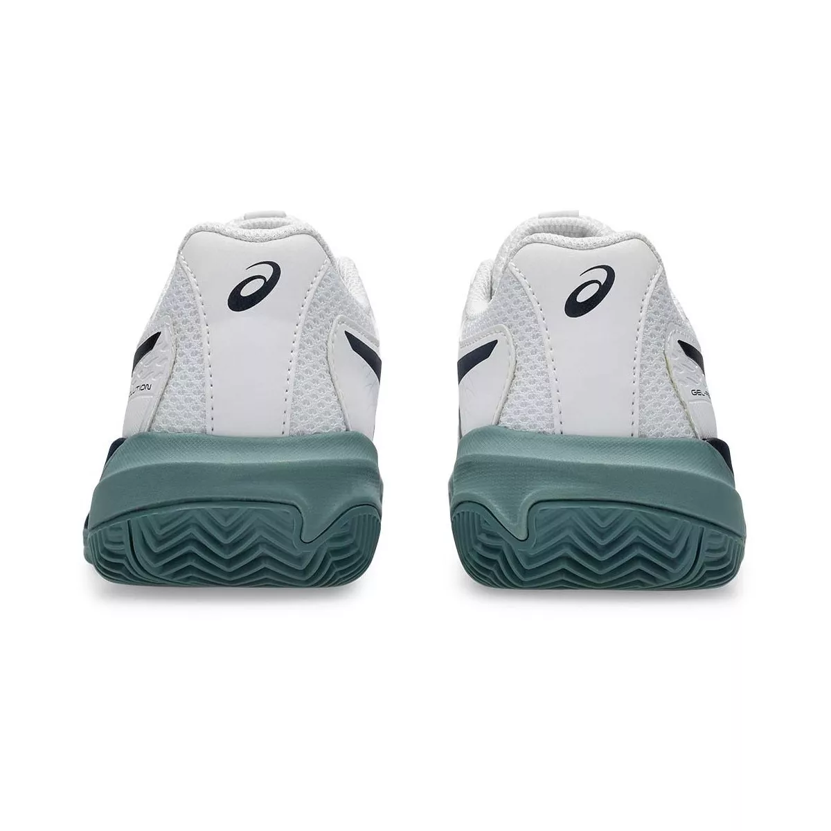 Chaussures Asics Gel Resolution X GS Terre battue Junior Blanc / Bleu nuit
