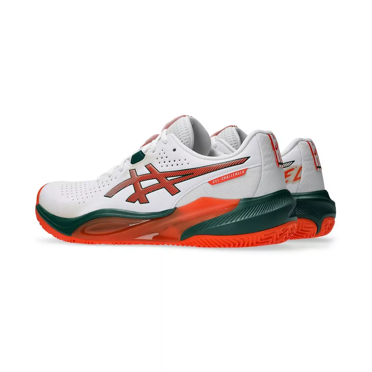 Chaussures Asics Gel Challenger 15 Padel Blanc / Orange