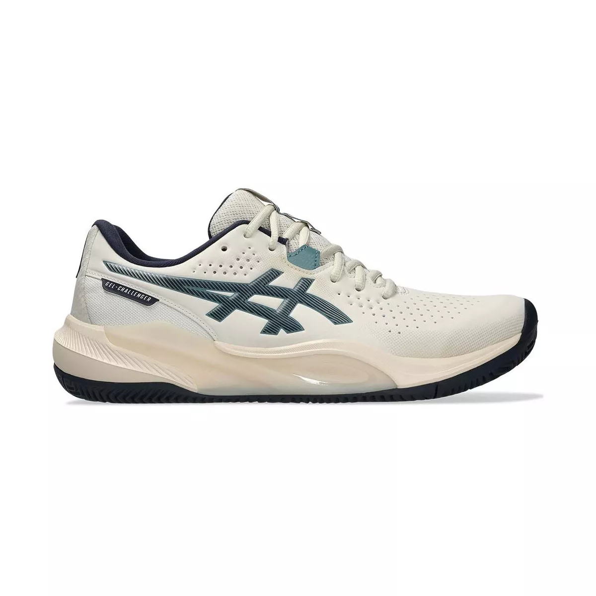 Chaussures Asics Gel Challenger 15 terre battue Beige / Bleu nuit